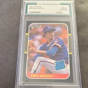 1987 Donruss Greg Maddux Rookie Card